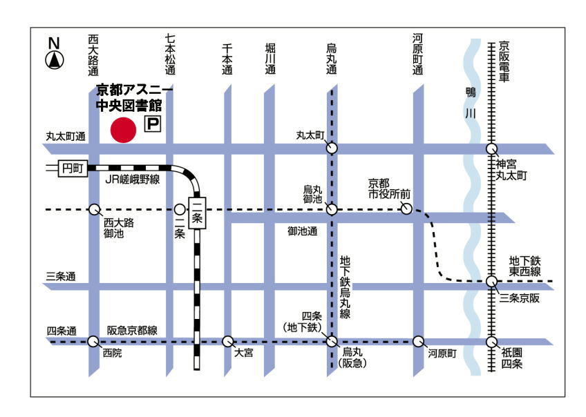 京都アスニーMAP画像